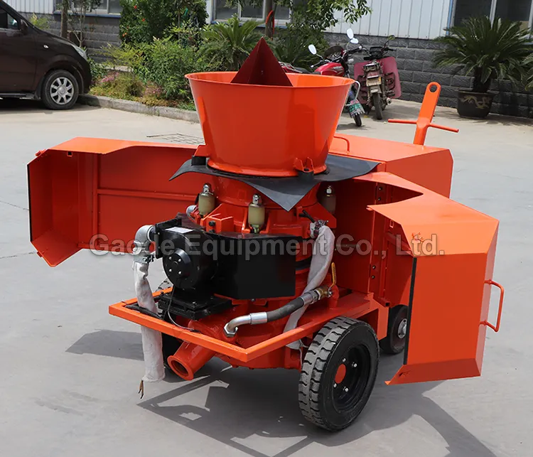 GAODETEC GZ-1.5E-R 0.7-1.5m³/h Output Refractory Gunning Machine For Small Projects